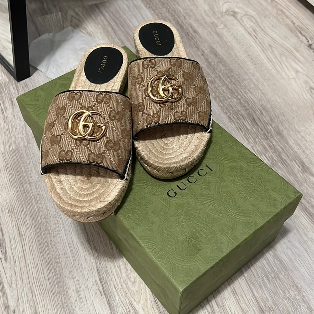 SOLD!!! Brand  new Gucci Espadrilles!
